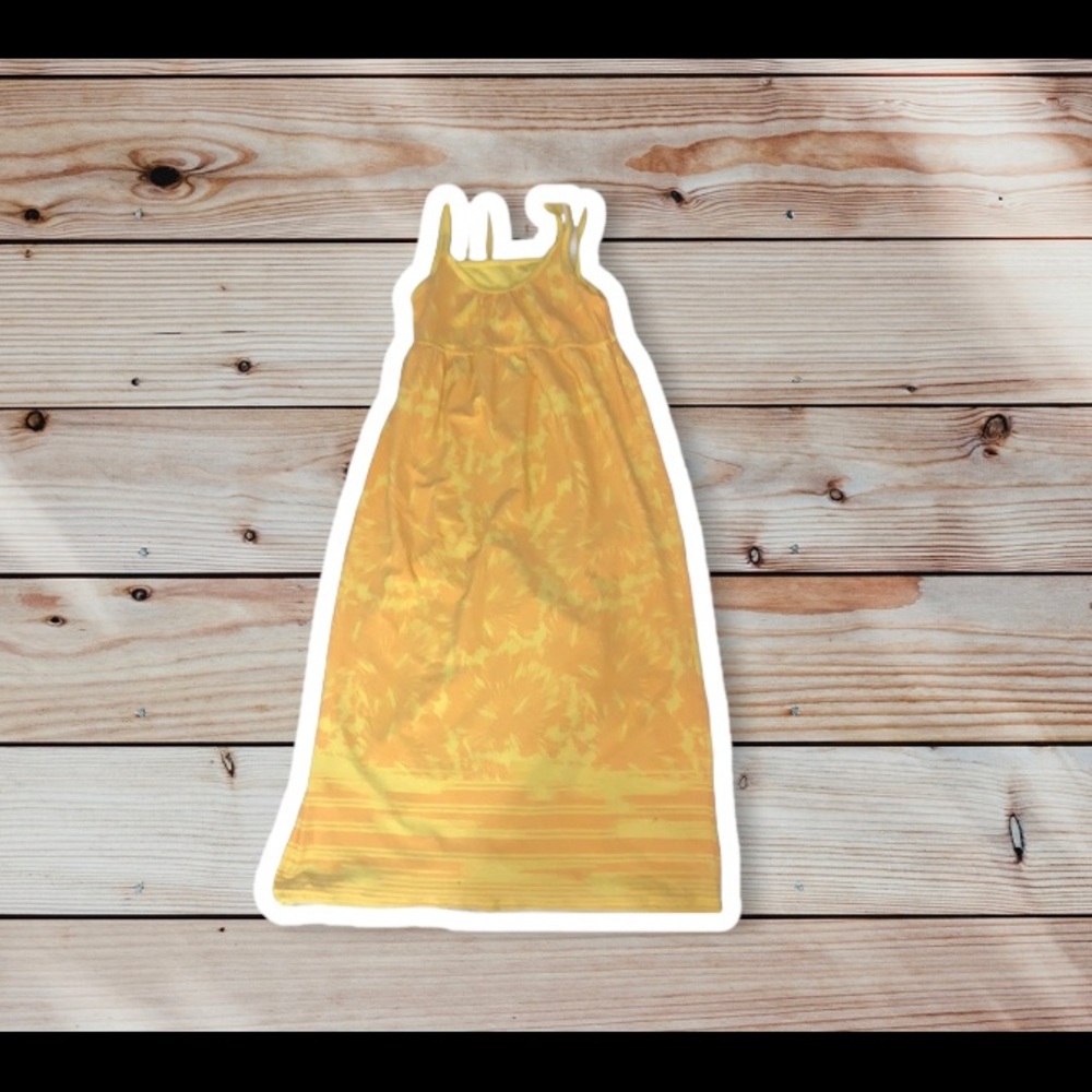 MOSSIMO Orange+Yellow Beachy Sunset Dress. Youth Size:SMALL